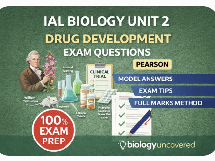 IAL Bio Drug Development Exam Pack Pearson