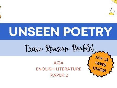 AQA Unseen Poetry Exam Revision Booklet