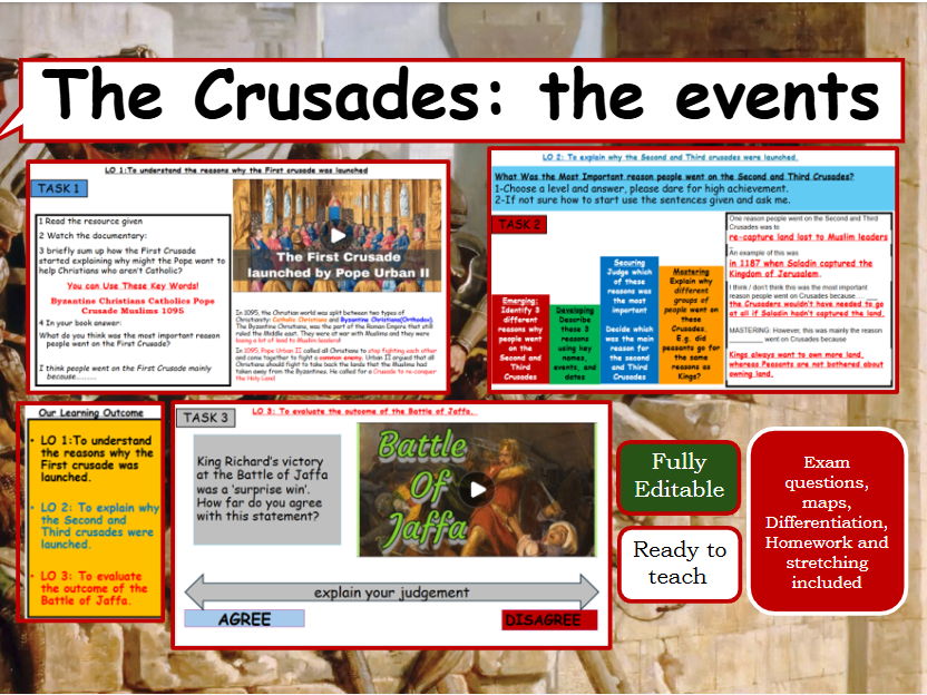 The Crusades-events