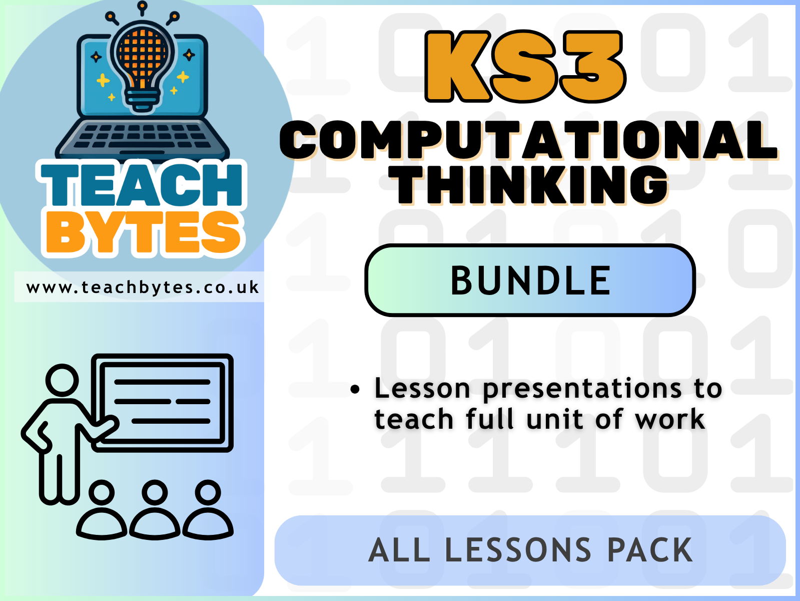 KS3 Computational Thinking - All Lessons BUNDLE