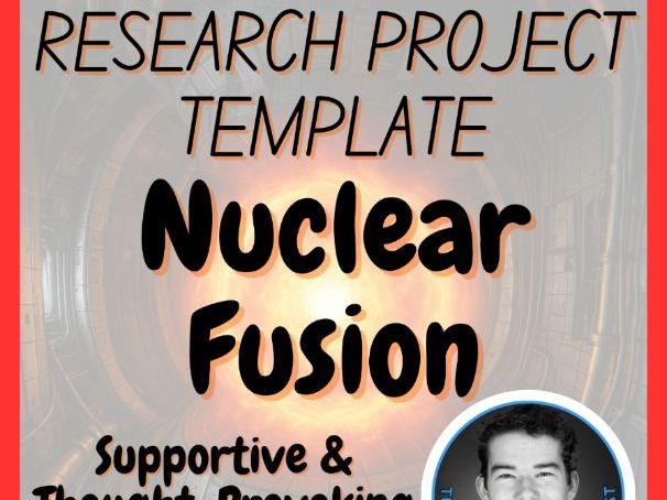 Nuclear Fusion | Physics Research Project Template | Digital + Print