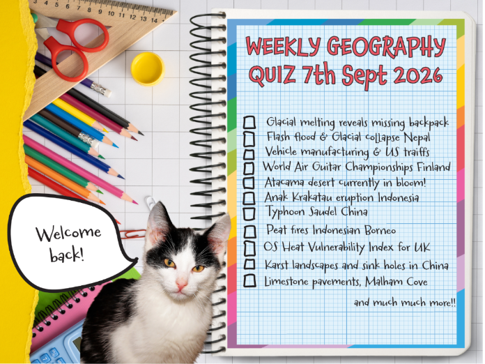 Weekly Geography Quiz 7 September 2026