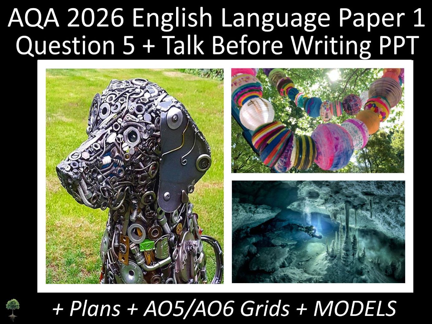 Three Question 5 - AQA 2026 English Language Paper 1| Oracy, Plans, AO Grids, Models + PPT