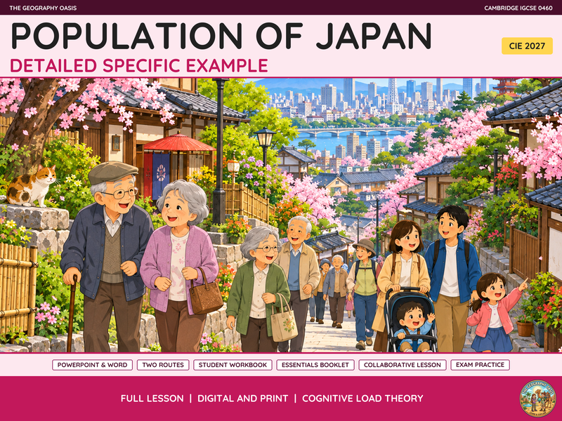 Japan's Ageing Population | Geography Case Study & Workbooks