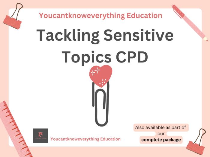 Tackling Sensitive Topics PSHE CPD