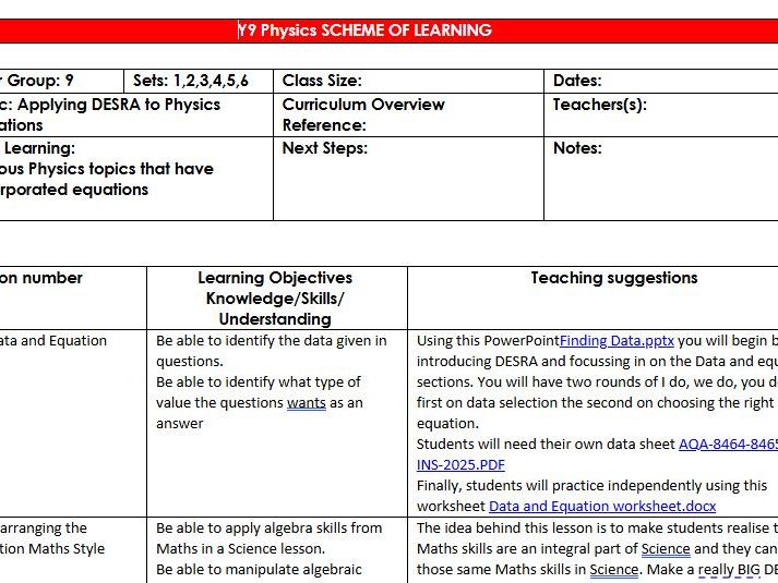Bundle: Teaching Physics Equations