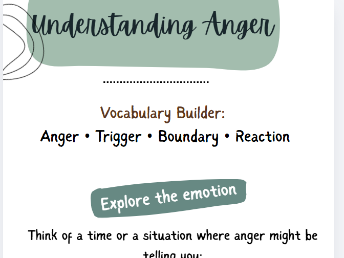 Understanding Anger