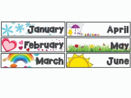 Months of the Year | Teaching Resources