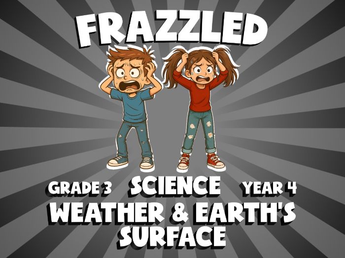 Weather & Earth’s Surface FRAZZLED Science Game | No-Prep Year 4 Review Activity