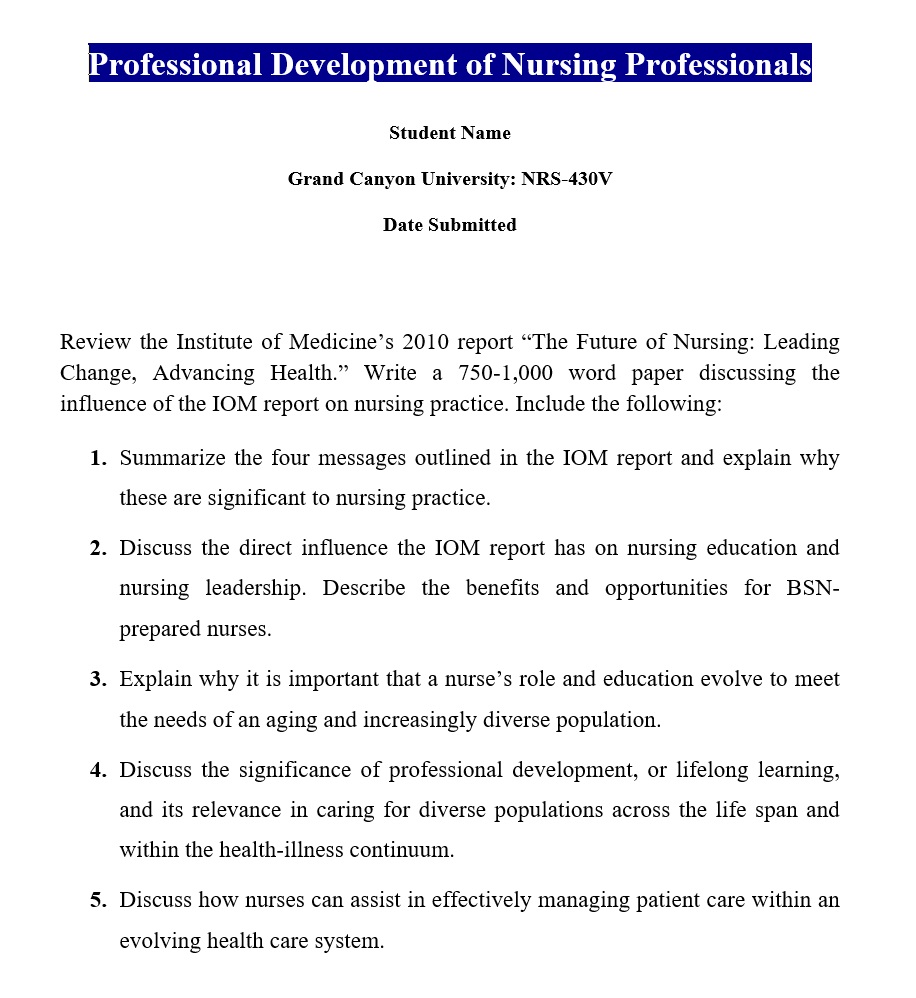 Personal development plan assignment example picture