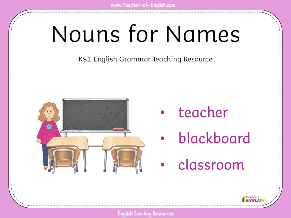 Nouns for Names - KS1