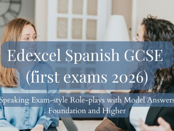 Edexcel Spanish GCSE Role Play Workbook (2026)