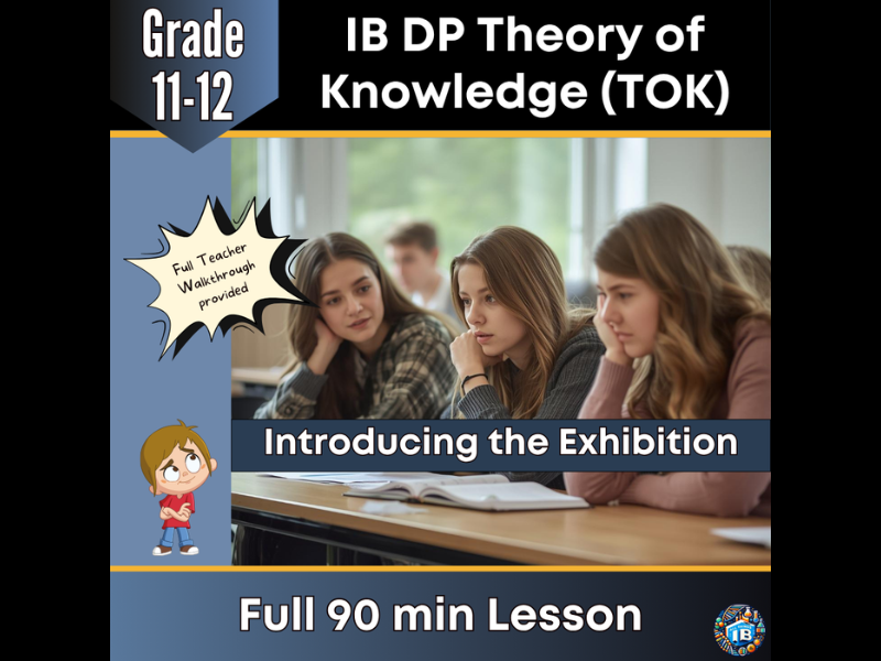 IB DP Theory of Knowledge (TOK): TOK Exhibition Introduction and Object Selection – 2026