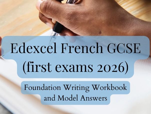 Edexcel French GCSE Foundation Writing Workbook (2026)