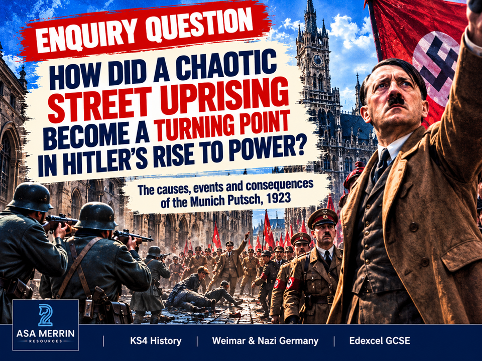 GCSE Weimar & Nazi Germany | Munich Putsch 1923 | Failure or Turning Point?