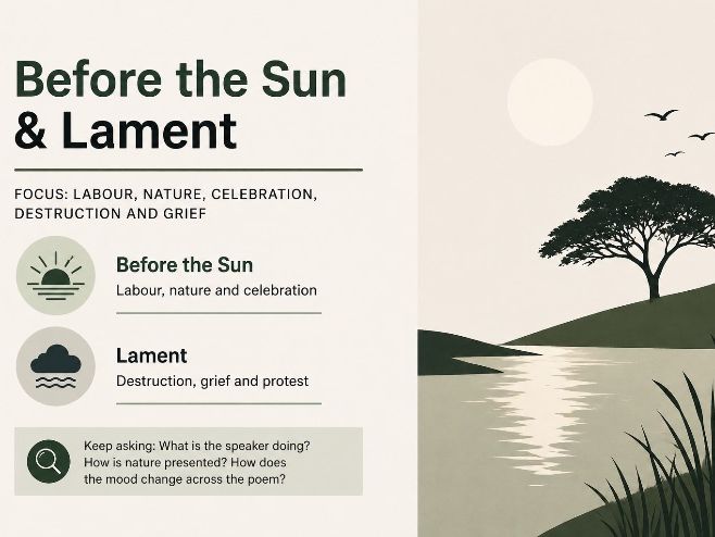 Before the Sun and Lament