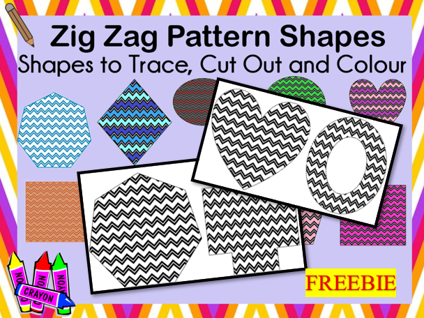 Zig Zag Pattern Shapes