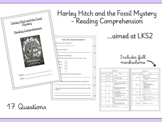 harley-hitch-reading-comprehension-teaching-resources