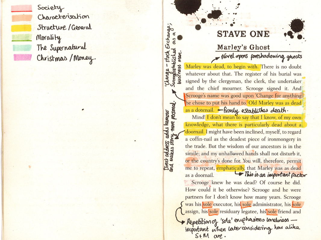 GCSE English Literature: Annotated & Colour Coded Texts Bundle (AQA Focus)