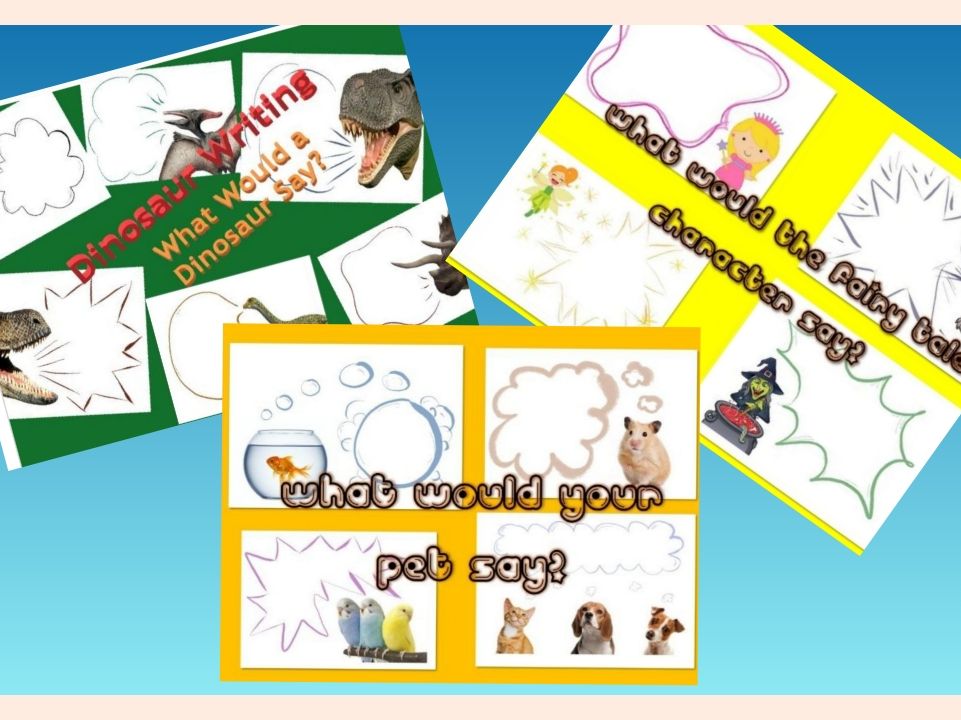 Speech Bubble Writing Frames - What Would the...... Say?