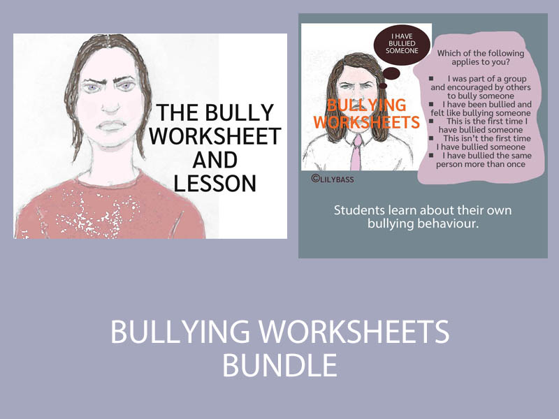 Bullying Worksheets Bundle (UK)
