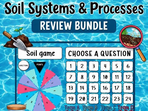 Weathering, Erosion & Soil Formation Reading, Crossword & Code-Breaking