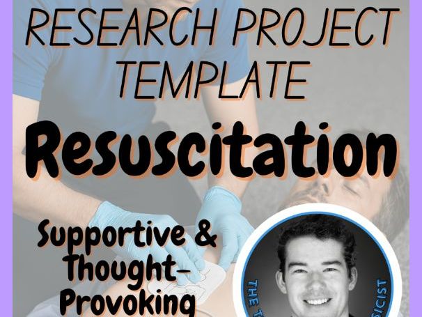 Resuscitation | Health / Medicine Research Project Template | Digital + Print
