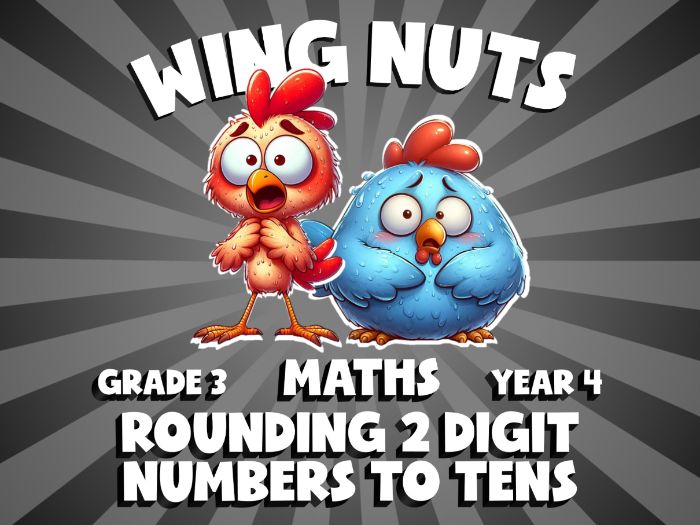 **Risk Big to Win Big, or play it safe and be a CHICKEN!**   Wing Nuts is a no-prep maths game where