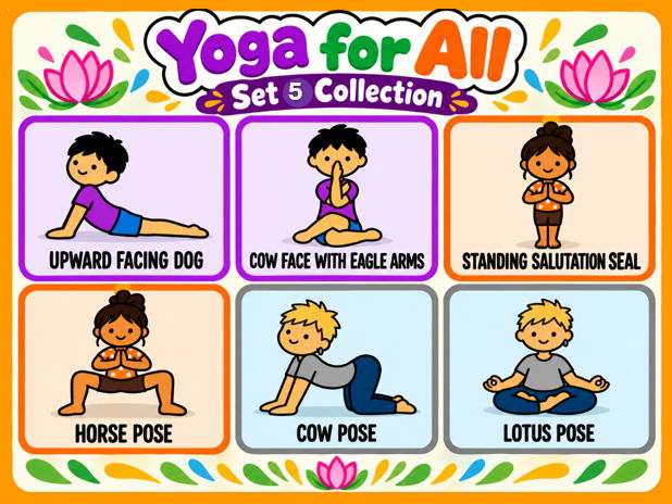 Yoga for All Flashcard Collection Set 5