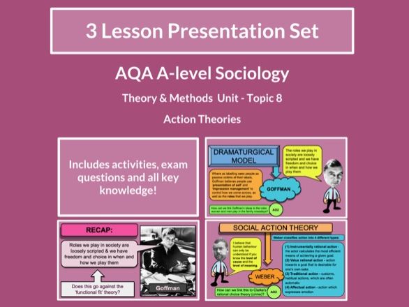 Action Theories - AQA A-level Sociology - Theory and Methods - Topic 8