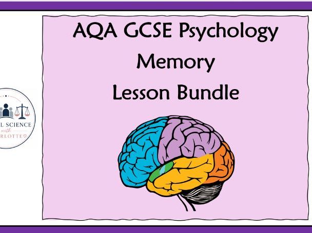 AQA GCSE Psychology - Memory Bundle