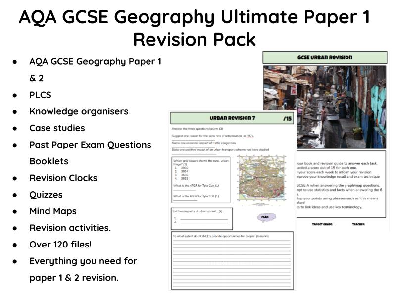 AQA GCSE Geography Paper 1 Revision