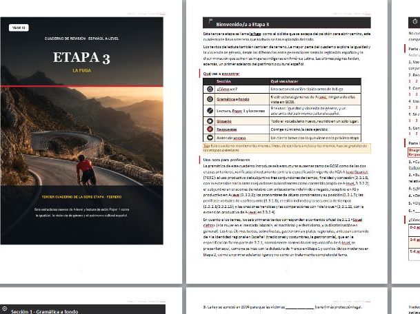 Etapa 3: Y12_Revision Homework Booklet for February Half-Term