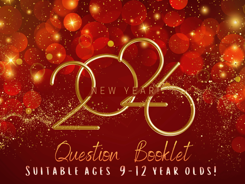 Kids’ Ultimate Question Booklet on Personal Organisation and New Year Resolutions!