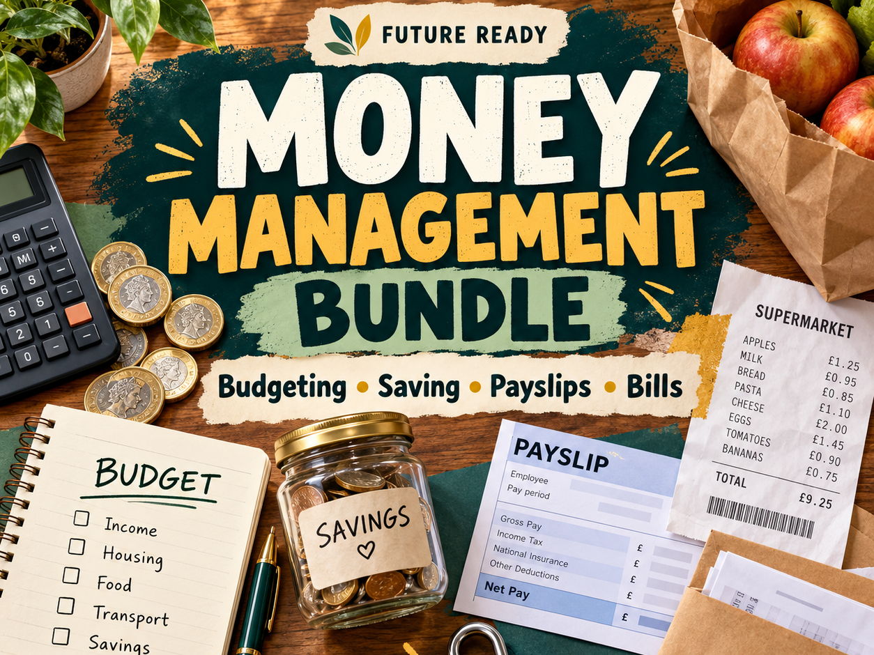 Money Management Bundle | Budgeting, Saving & Payslips | KS3 KS4 SEND