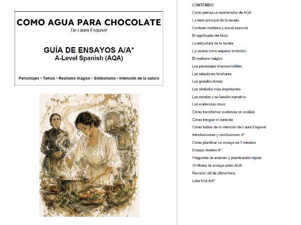 Como agua para chocolate_Guia de estudio_Ensayos A/A*