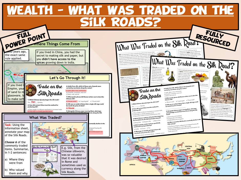 KS3 Silk Roads L2 - What Was Traded on the Silk Roads?