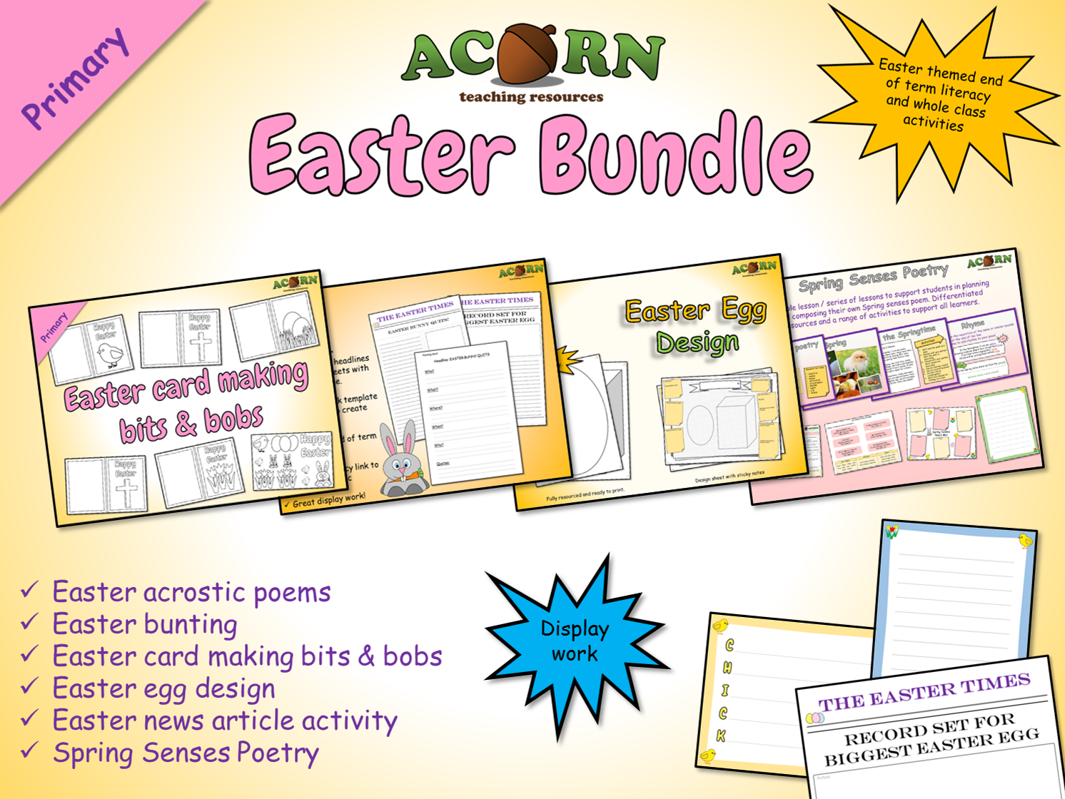 The Acorn Easter Bundle