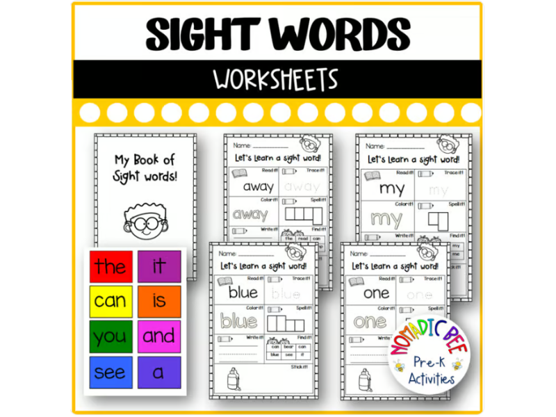 Sight Word Worksheets