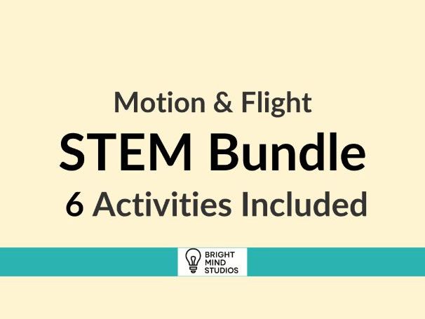 Motion and Flight STEM Challenges for Kids – Bundle