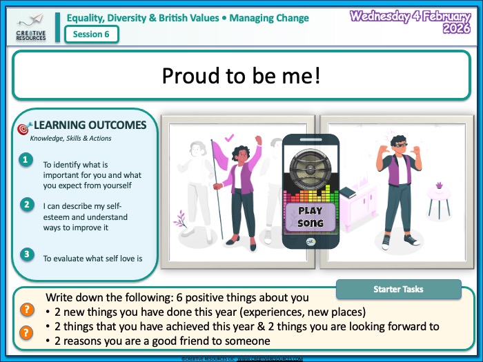 All about  me - PSHE Proud to be me!