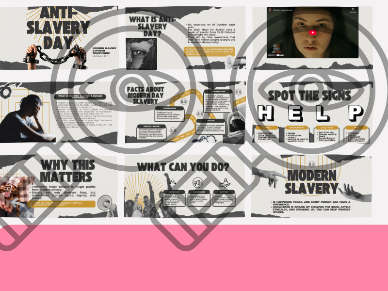 Anti-Slavery Day Assembly – Modern Slavery & Human Trafficking ...