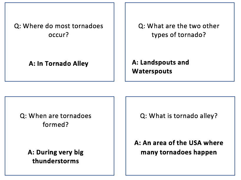 TORNADO Key terms: Quiz Quiz trade