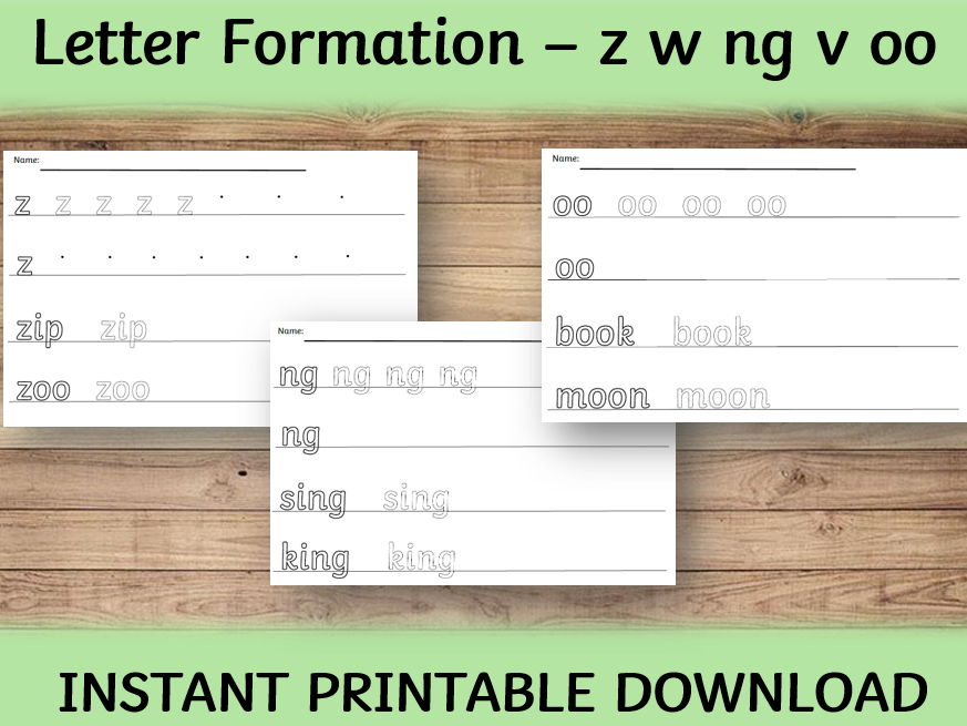 Group 5 Phonics Sounds Letter Formation