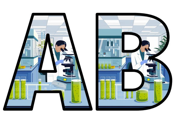 Biotechnology Science STEM Lettering Set Display Title Letters Numbers ...