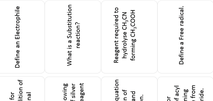 Topic 17 Edexcel Chemistry flash cards