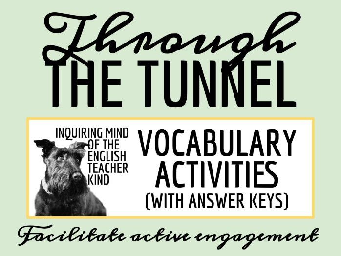 "Through the Tunnel" by Doris Lessing Vocabulary Games and Activities