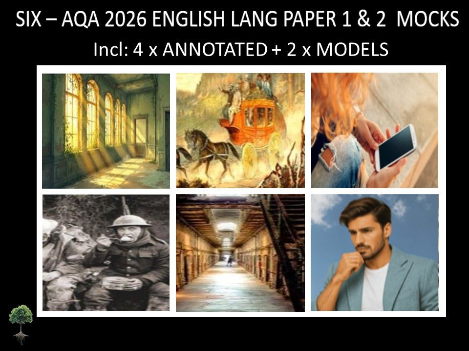 SIX - AQA PAPER 1 & 2 | 2026 FULL MOCKS | ANNOTATED | MODELS