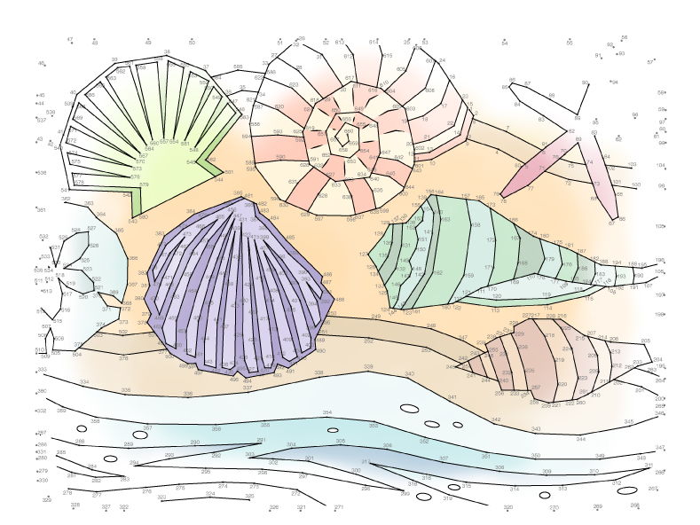 Sea Shells Extreme Connect the Dots PDF