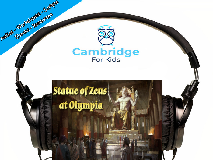 Statue of Zeus at Olympia Audiobook & Comprehension Activities / Worksheets / eBooks